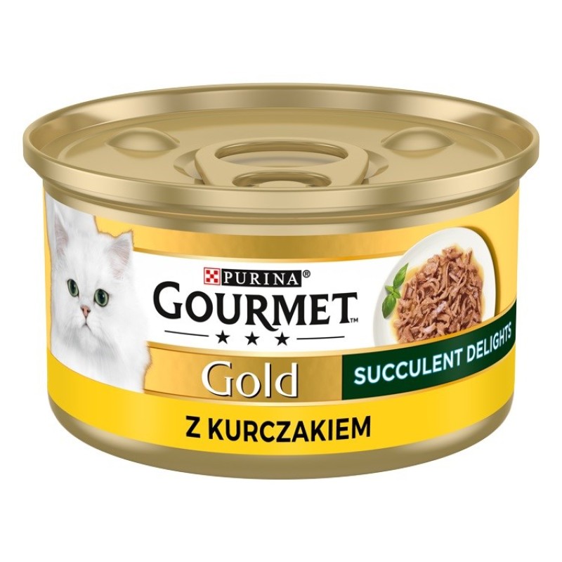 PURINA Gourmet Gold Succulent Delights Chicken - wet cat food - 85g