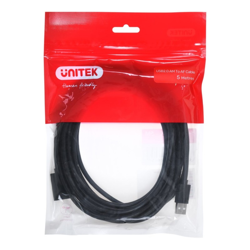 UNITEK Y-C418GBK USB cable USB 2.0 5 m USB A Black UNITEK Y-C418GBK USB cable USB 2.0 5 m USB A Black