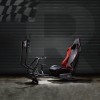 NanoRS RS160 Gaming Chair Racing Simulator Stand 3 in 1 PC Console Gamers Synthetic Leather Cover Steering Wheel Stand TV Bracket Up to 50