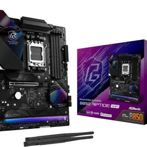 Asrock Phantom Gaming B850 Riptide WiFi AMD B850 Socket AM5 ATX