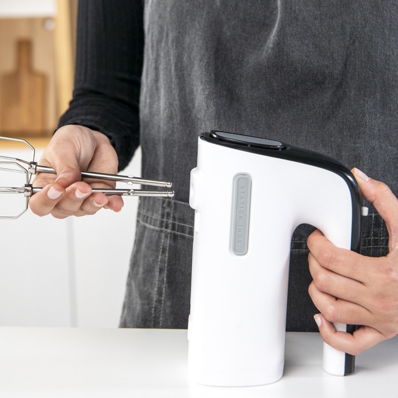Taurus Station Inox Hand mixer 500 W Black, White Taurus Station Inox Hand mixer 500 W Black, White