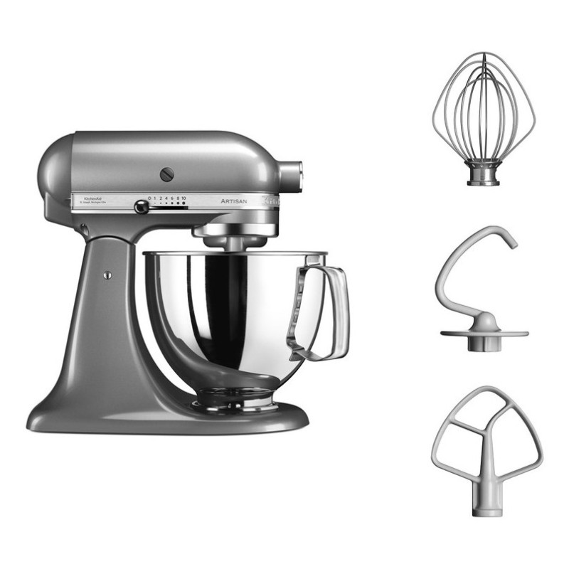 KitchenAid 5KSM125ECU Stand mixer 300 W Silver KitchenAid 5KSM125ECU Stand mixer 300 W Silver