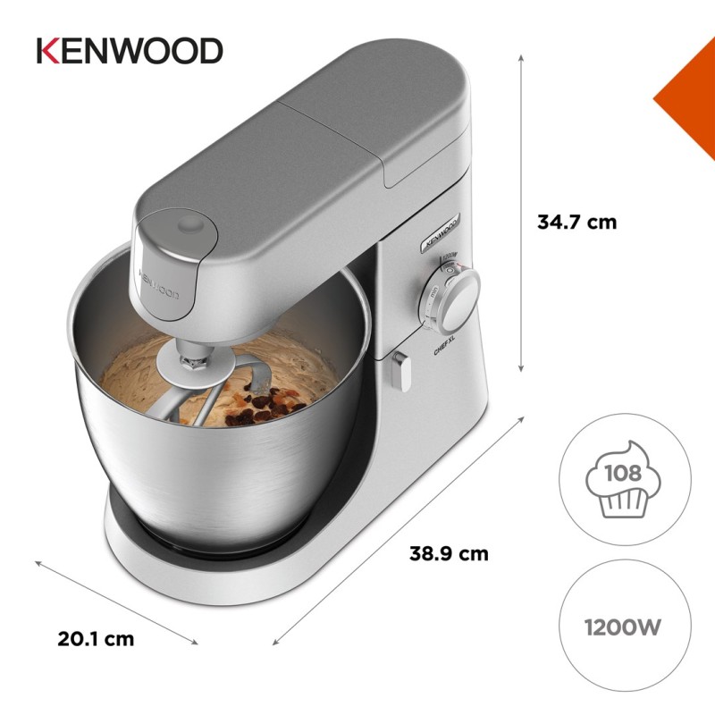 Kenwood Chef XL KVL4110S Stand mixer 1200 W Silver Kenwood Chef XL KVL4110S Stand mixer 1200 W Silver