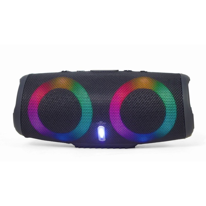 Gembird SPK-BT-LED-02 portable/party speaker Mono portable speaker Black 10 W