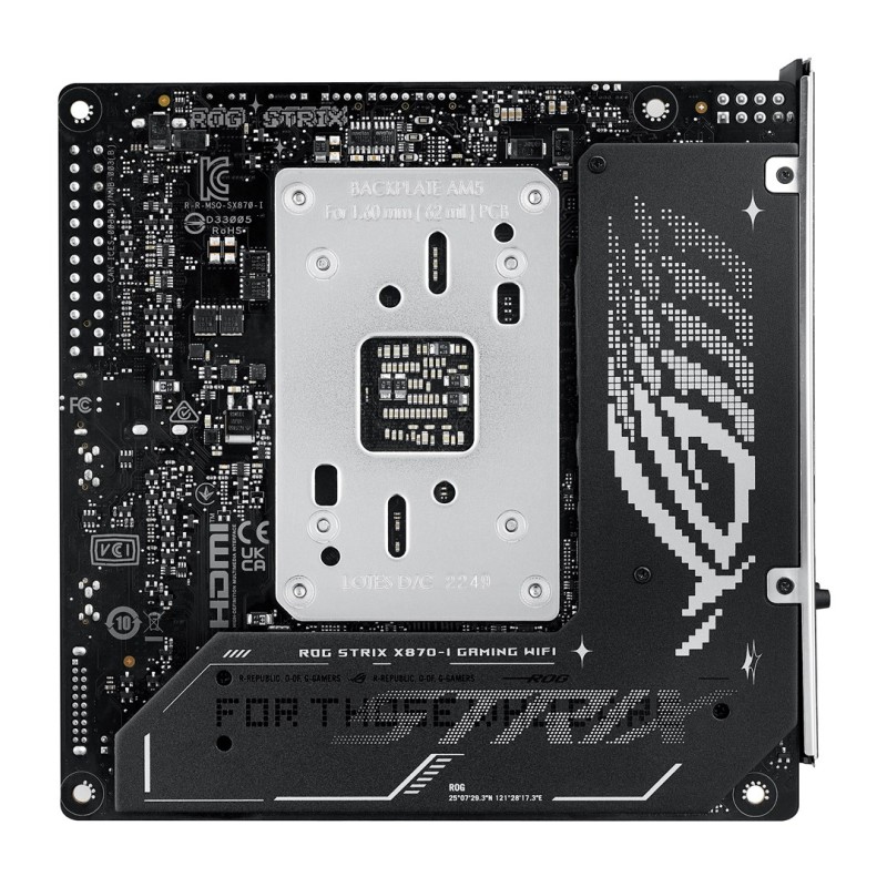 ASUS ROG STRIX X870-I GAMING WIFI AMD X870 Socket AM5 mini ITX ASUS ROG STRIX X870-I GAMING WIFI AMD X870 Socket AM5 mini ITX