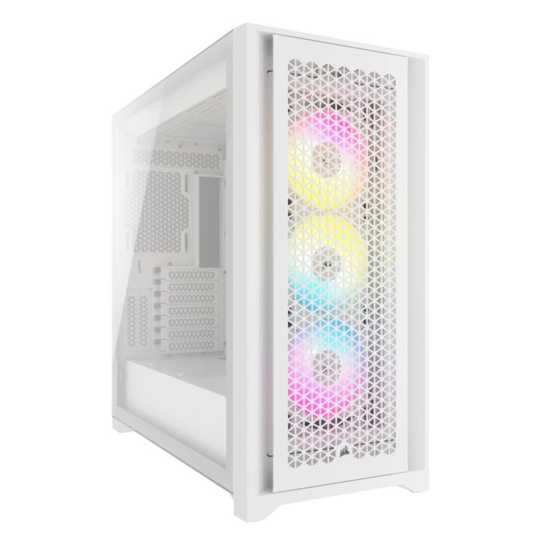 Corsair iCUE 5000D RGB Airflow Midi Tower White Corsair iCUE 5000D RGB Airflow Midi Tower White