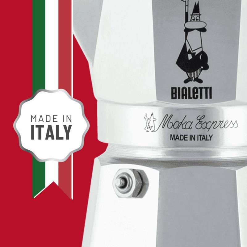 Bialetti Moka Express Moka pot 0.06 L Aluminium, Black Bialetti Moka Express Moka pot 0.06 L Aluminium, Black