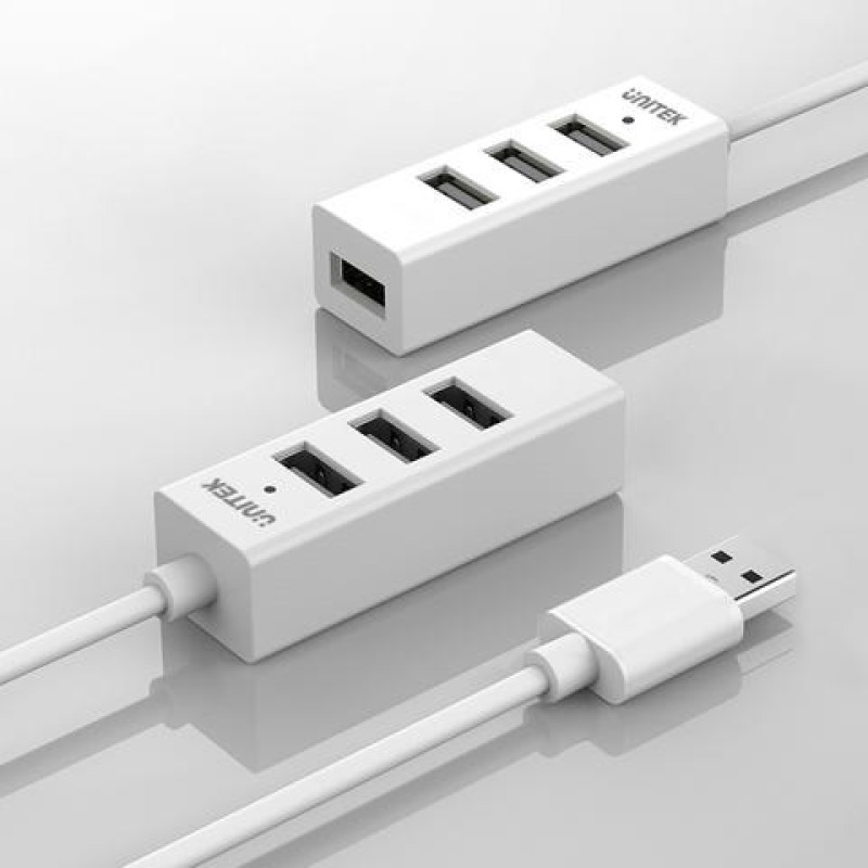 UNITEK Y-2146 interface hub USB 2.0 480 Mbit/s White UNITEK Y-2146 interface hub USB 2.0 480 Mbit/s White