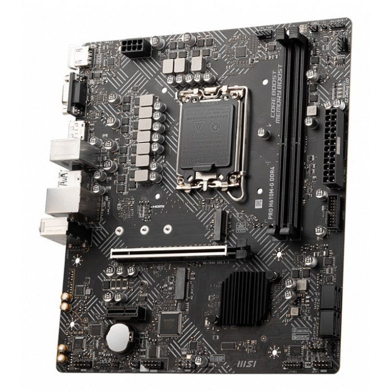 MSI PRO H610M-G DDR4 motherboard Intel H610 LGA 1700 micro ATX MSI PRO H610M-G DDR4 motherboard Intel H610 LGA 1700 micro ATX