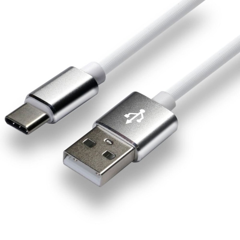 everActive cable USB-C 1m - White, silicone, quick charge, 3A - CBS-1CW everActive cable USB-C 1m - White, silicone, quick charge, 3A - CBS-1CW