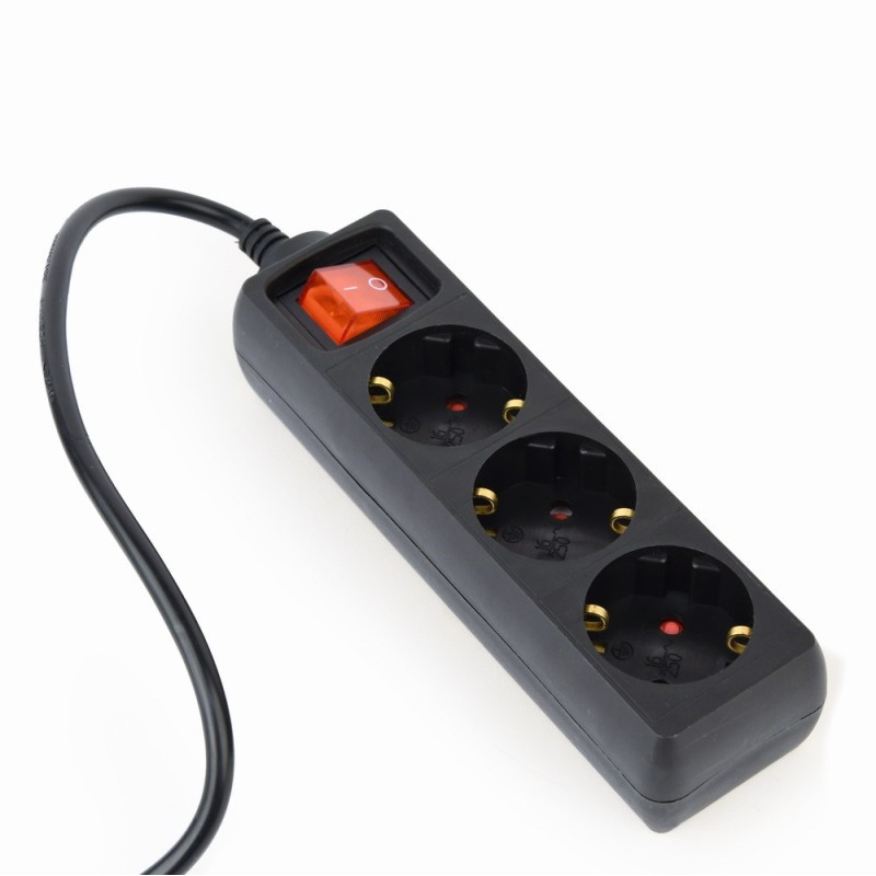 Gembird EG-PSU3-01 power extension 0.6 m 3 AC outlet(s) Indoor Black Gembird EG-PSU3-01 power extension 0.6 m 3 AC outlet(s) Indoor Black