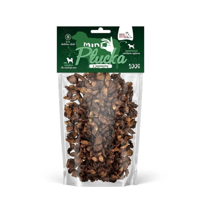 SYTA MICHA Mini lamb lungs - dog treat - 100g SYTA MICHA Mini lamb lungs - dog treat - 100g