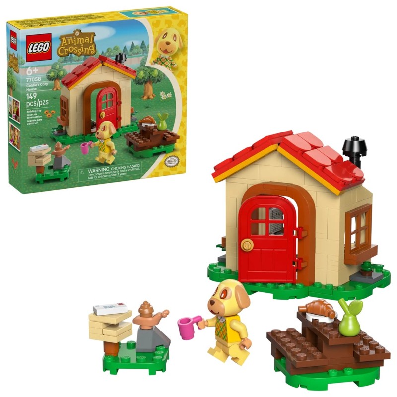 LEGO ANIMAL CROSSING 77058 Goldie's Cosy House LEGO ANIMAL CROSSING 77058 Goldie's Cosy House