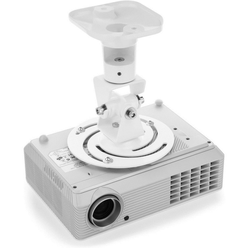 Techly Universal Ceiling Bracket for Projector, White ICA-PM 100WH Techly Universal Ceiling Bracket for Projector, White ICA-PM 100WH