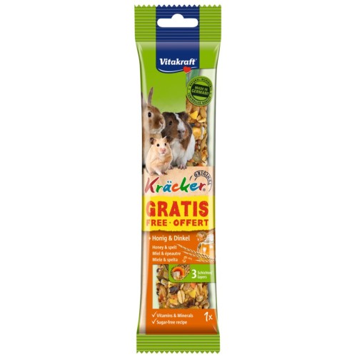 VITAPOL Kräcker Spelled & Honey - treat for rodents and rabbits - 90g VITAPOL Kräcker Spelled & Honey - treat for rodents and rabbits - 90g