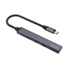 SAVIO AK-71 USB-C hub - 3 x USB-A 2.0, 1 x USB-A 3.0, 4-in-1, 5 Gbps SAVIO AK-71 USB-C hub - 3 x USB-A 2.0, 1 x USB-A 3.0, 4-in-1, 5 Gbps