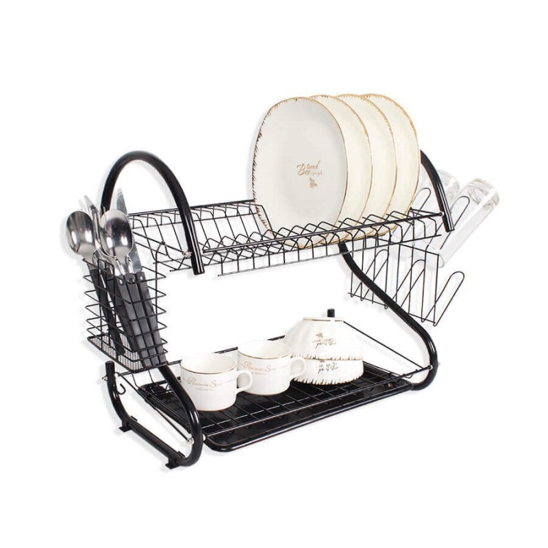 Black drying rack 43 cm MR-1025-43 Maestro Black drying rack 43 cm MR-1025-43 Maestro