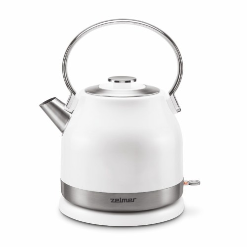 Zelmer ZCK7940 electric kettle 1.5 L 2200 W Stainless steel, White Zelmer ZCK7940 electric kettle 1.5 L 2200 W Stainless steel, White