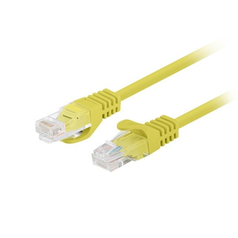 PATCHCORD KAT.6 UTP 0.25M ŻÓŁTY FLUKE PASSED LANBERG 10-PACK PATCHCORD KAT.6 UTP 0.25M ŻÓŁTY FLUKE PASSED LANBERG 10-PACK