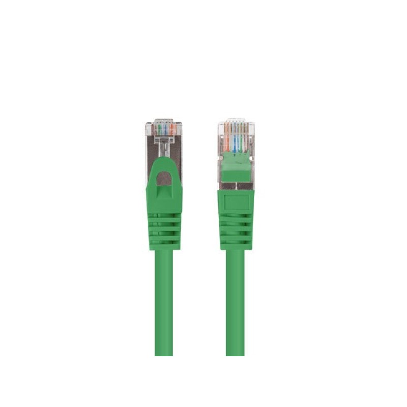PATCHCORD KAT.6 FTP 1M ZIELONY FLUKE PASSED LANBERG 10-PACK PATCHCORD KAT.6 FTP 1M ZIELONY FLUKE PASSED LANBERG 10-PACK