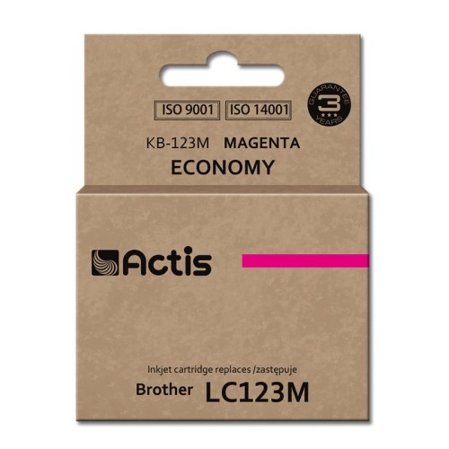 Actis KB-123M ink (replacement for Brother LC123M/LC121M; Standard; 10 ml; magenta) Actis KB-123M ink (replacement for Brother LC123M/LC121M; Standard; 10 ml; magenta)