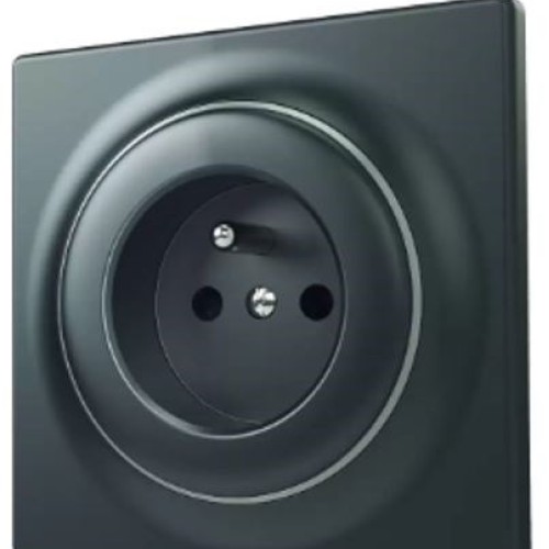 Fibaro outlet Walli Outlet N Type E anthracite FGWSONE-011-8