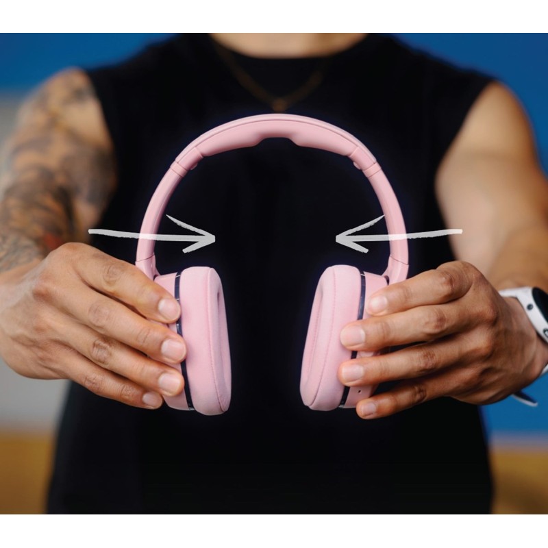 Skullcandy Crusher 540 Active Over-Ear Soft Pink Headphones