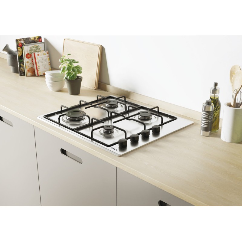 Candy Smart CHW6LBX/4U Stainless steel Built-in 60 cm Gas 4 zone(s) Candy Smart CHW6LBX/4U Stainless steel Built-in 60 cm Gas 4 zone(s)