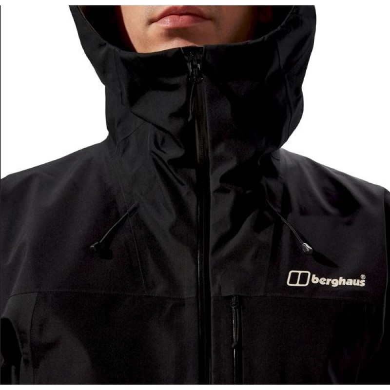Berghaus RIDGE-SEEKER GTX JKT BLK/BLK membrane jacket size M. Berghaus RIDGE-SEEKER GTX JKT BLK/BLK membrane jacket size M.