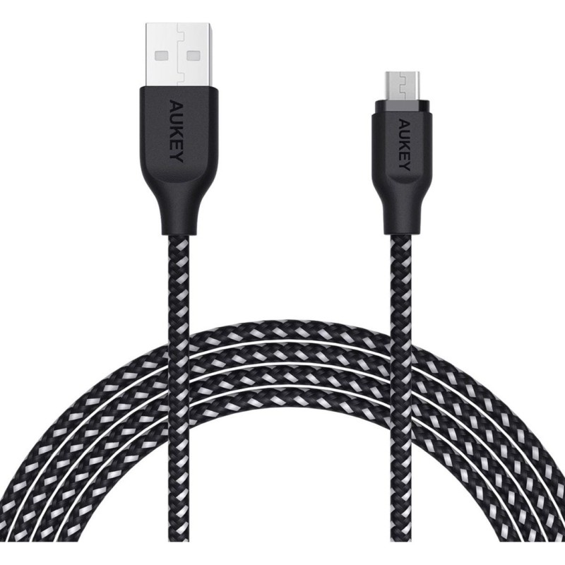 AUKEY CABLE USB-A - MICROUSB 2.0, QC 12W, 2M AUKEY CABLE USB-A - MICROUSB 2.0, QC 12W, 2M