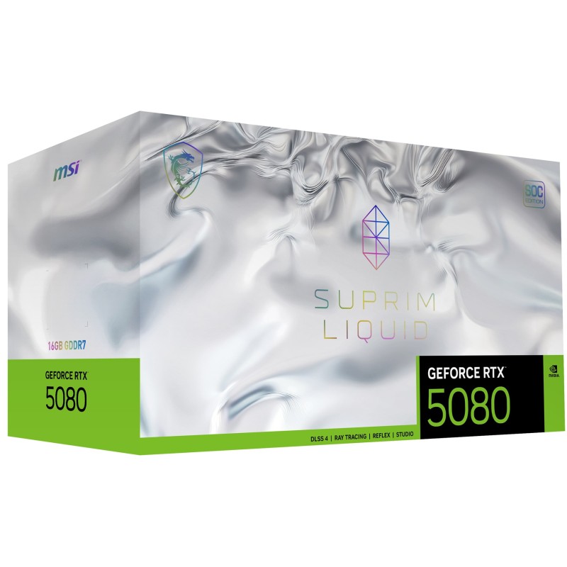 Karta graf MSI GeForce RTX 5090 32G SUPRIM LIQUID S Karta graf MSI GeForce RTX 5090 32G SUPRIM LIQUID S