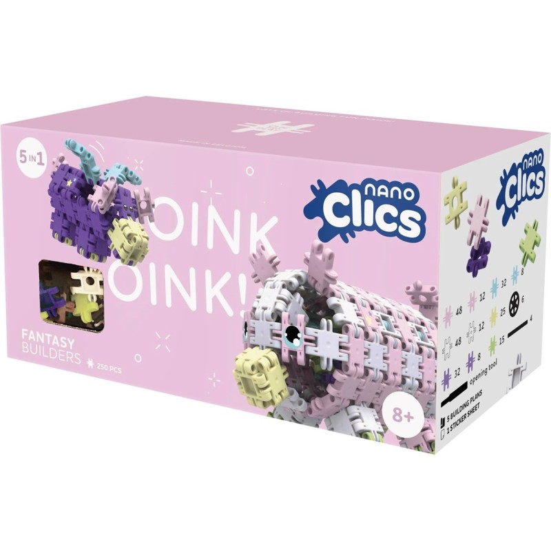 Building blocks Nano Clics - Fantasy Builders - 250 elements (NC005) Building blocks Nano Clics - Fantasy Builders - 250 elements (NC005)