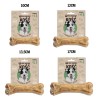 PAKA ZWIERZAKA Bone with added ostrich S 10 cm - dog treat - 35g PAKA ZWIERZAKA Bone with added ostrich S 10 cm - dog treat - 35g