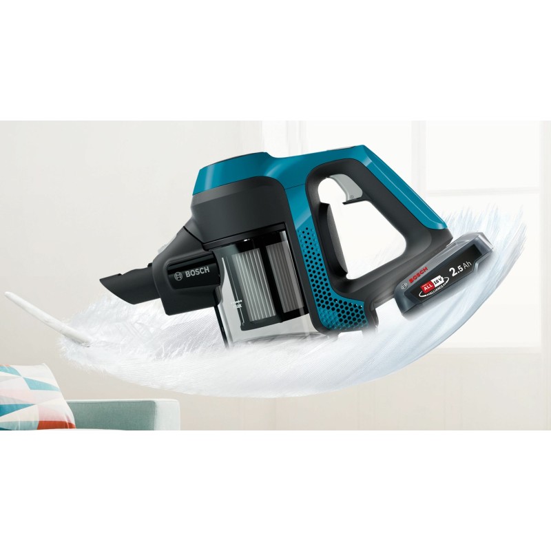 Bosch Serie 6 BBS611BSC stick vacuum/electric broom 2-in-1 stick vacuum Battery Dry Bagless Black 2.5 Ah Bosch Serie 6 BBS611BSC stick vacuum/electric broom 2-in-1 stick vacuum Battery Dry Bagless Black 2.5 Ah