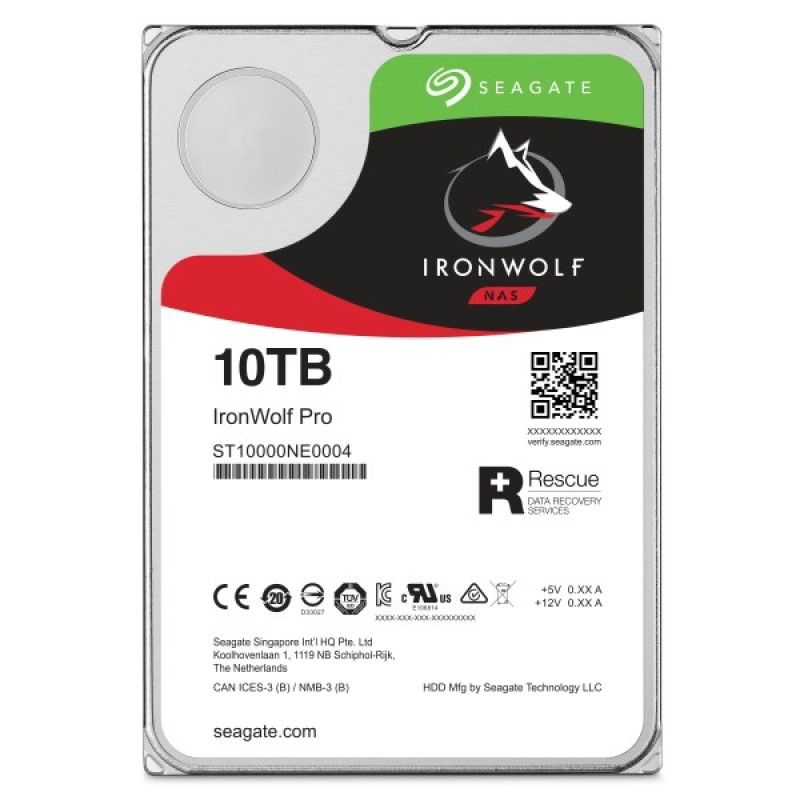 Seagate IronWolf Pro ST10000NT001 internal hard drive 10 TB 7200 RPM 256 MB 3.5 Seagate IronWolf Pro ST10000NT001 internal hard drive 10 TB 7200 RPM 256 MB 3.5