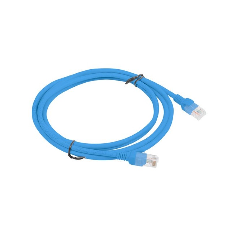 Lanberg PCU6-10CC-0200-B networking cable 2 m Cat5e U/UTP (UTP) Blue Lanberg PCU6-10CC-0200-B networking cable 2 m Cat5e U/UTP (UTP) Blue