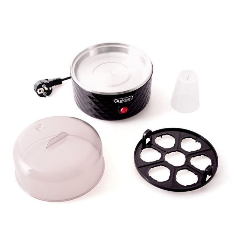 EM101C ELDOM Egg cooker EGGO, 1-7 eggs, 380 W, adjustable cooking hardness EM101C ELDOM Egg cooker EGGO, 1-7 eggs, 380 W, adjustable cooking hardness