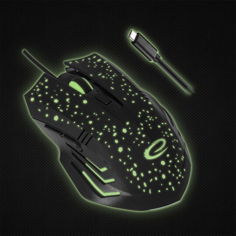 Esperanza EGM212 mouse USB Type-A Optical 2400 DPI Right-hand Esperanza EGM212 mouse USB Type-A Optical 2400 DPI Right-hand