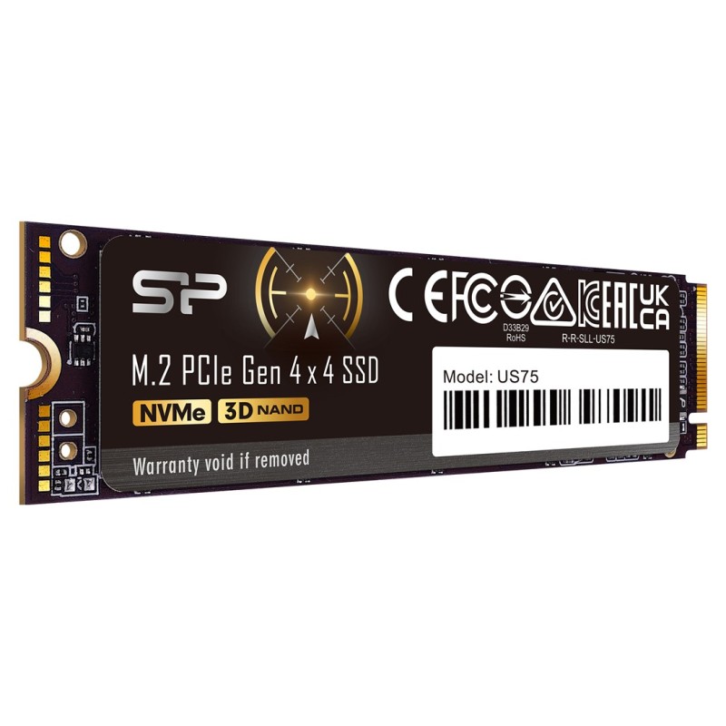 Silicon Power US75 1 TB M.2 PCI Express 4.0 NVMe Silicon Power US75 1 TB M.2 PCI Express 4.0 NVMe