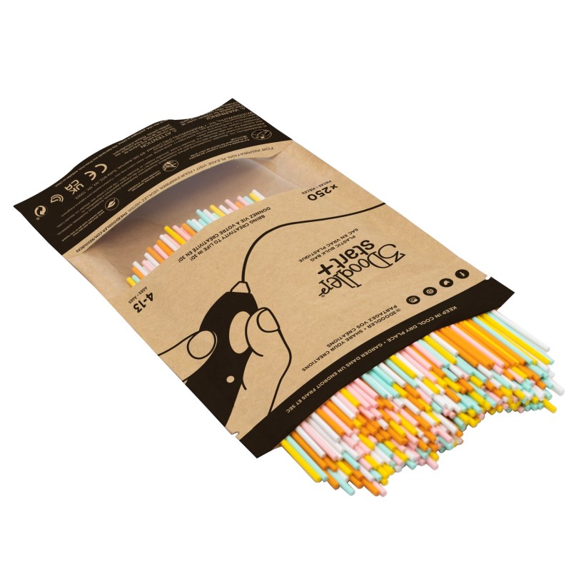 3Doodler Start Eco Plastic - Fire and Ice Mixed Bag 250 Compostable plastic Orange, Turquoise, White, Yellow 1 g 3Doodler Start Eco Plastic - Fire and Ice Mixed Bag 250 Compostable plastic Orange, Turquoise, White, Yellow 1 g