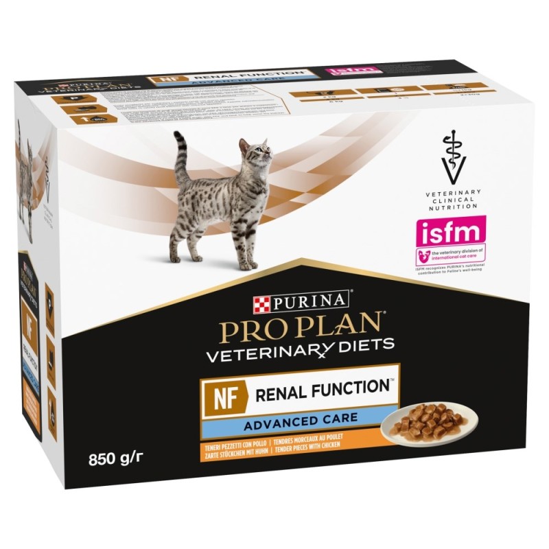 PURINA Pro Plan Veterinary Diets NF Advanced Care Renal Function - wet cat food - 10 x 85g