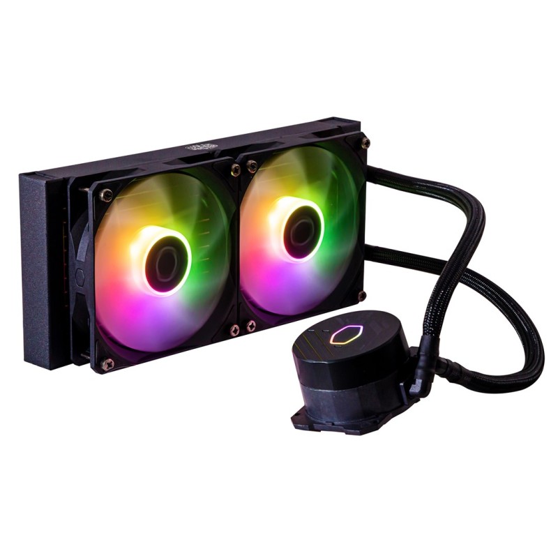 Cooler Master MasterLiquid 240L Core ARGB Processor Liquid cooling kit 12 cm Black Cooler Master MasterLiquid 240L Core ARGB Processor Liquid cooling kit 12 cm Black