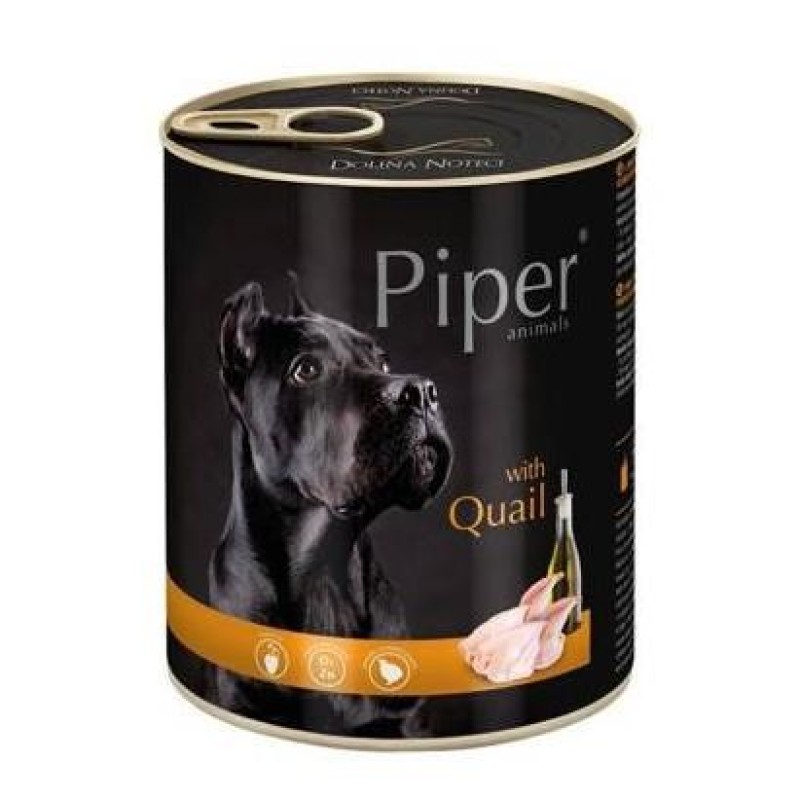 DOLINA NOTECI Piper Animals with quail - wet dog food - 800g