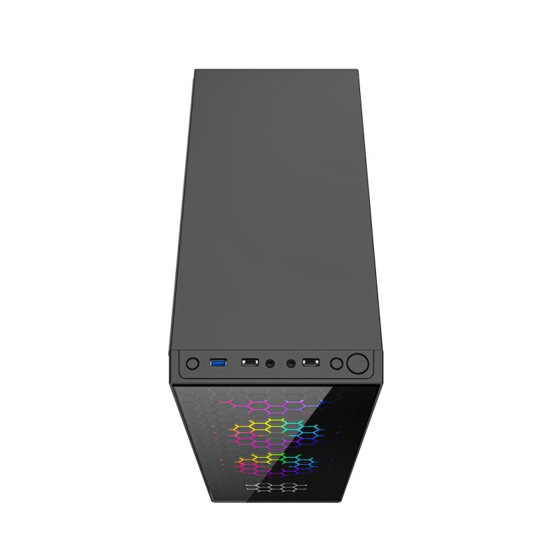 Gembird Fornax 500 Midi Tower Black Gembird Fornax 500 Midi Tower Black