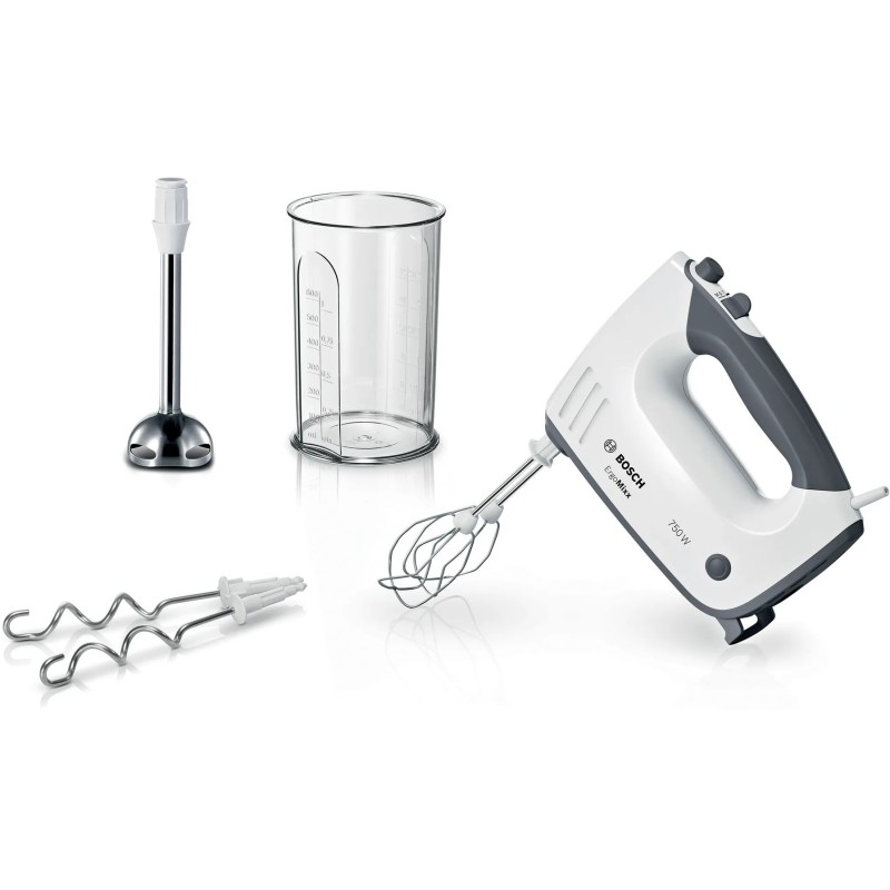 Bosch MFQ37470 Hand mixer 750 W Black, White Bosch MFQ37470 Hand mixer 750 W Black, White