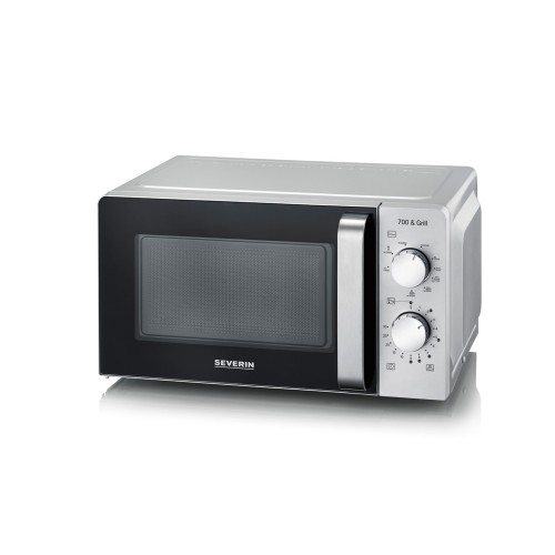 Severin MW 7780 microwave Black, Silver Grill microwave Countertop 17 L 700 W