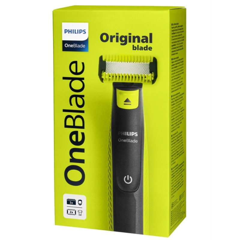 Philips Norelco OneBlade QP2824/10 men's shaver Foil shaver Trimmer Grey, Lime