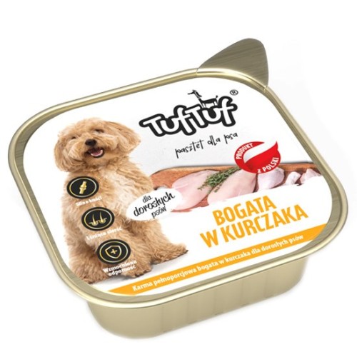 TUF TUF Alupak Poultry Pate - wet dog food - 300g TUF TUF Alupak Poultry Pate - wet dog food - 300g