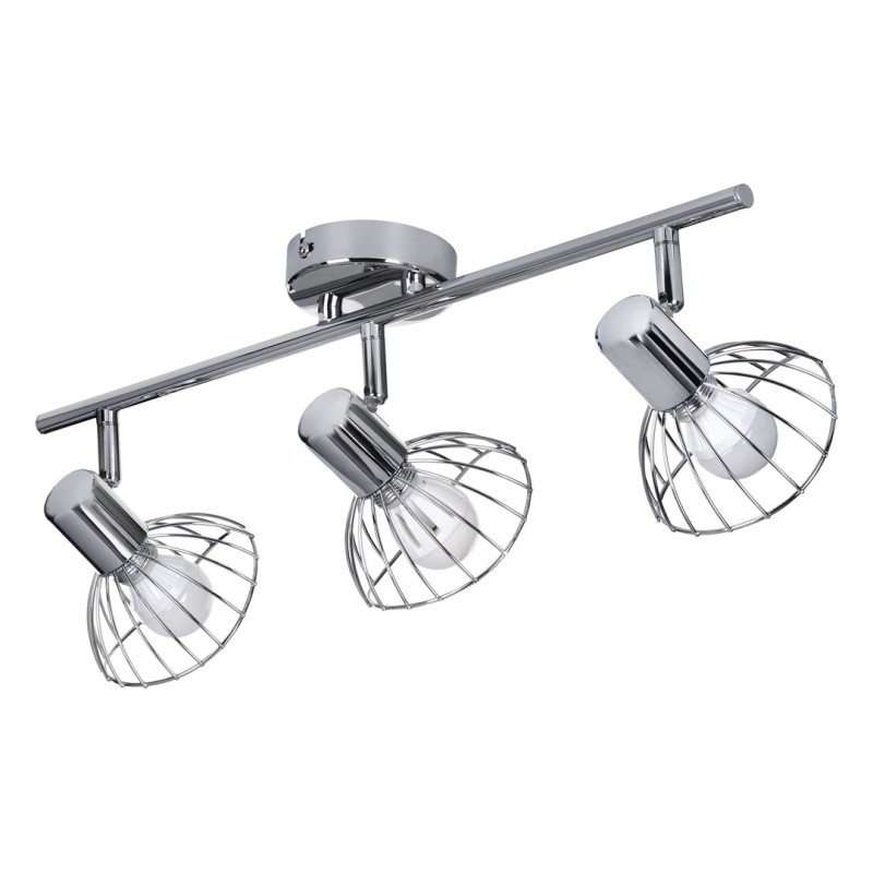 Activejet GIZEL triple ceiling wall light strip chrome E14 wall lamp for living room Activejet GIZEL triple ceiling wall light strip chrome E14 wall lamp for living room