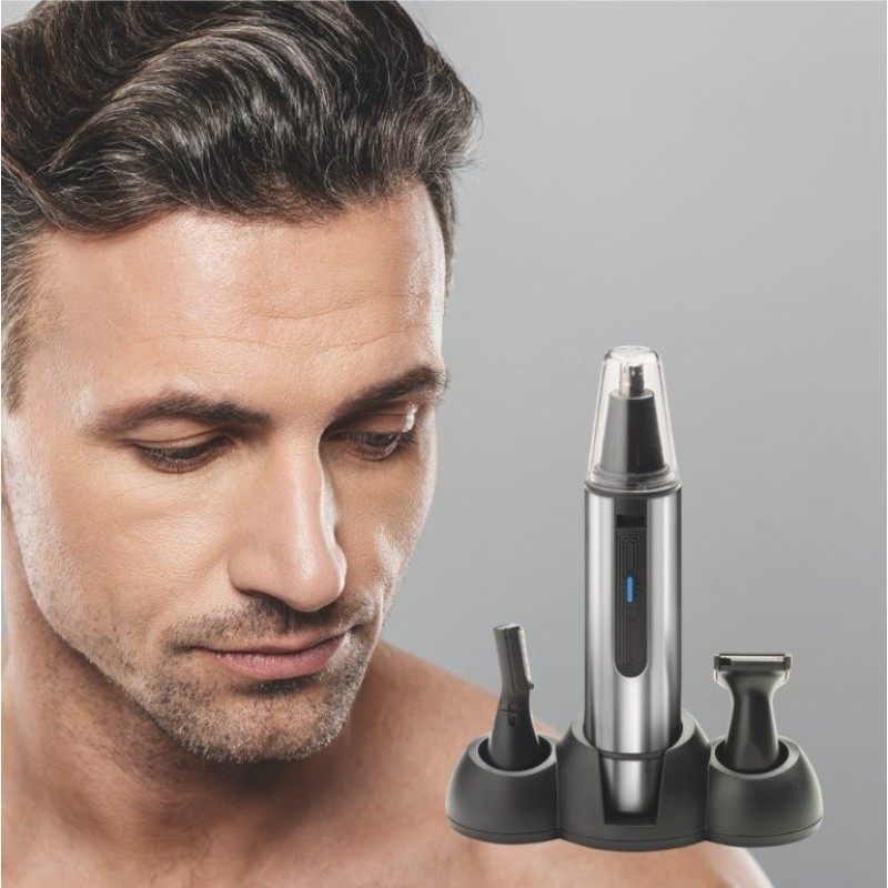 Zelmer ZNT0300 beard trimmer Battery Black, Stainless steel Zelmer ZNT0300 beard trimmer Battery Black, Stainless steel